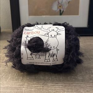HiKoo Caribou BLACK Yarn,100% Nylon,93 Yards,NEW